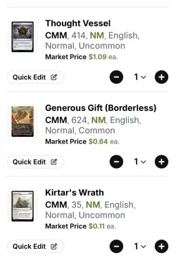 X6 White Commander Deck Must Haves $8.92 Market Value - Image 5