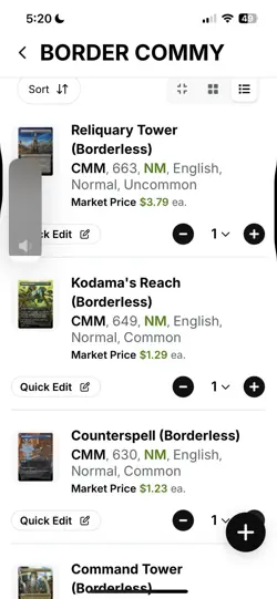 X6 Borderless Commander Deck Essentials $8.66 Market Value - Image 4