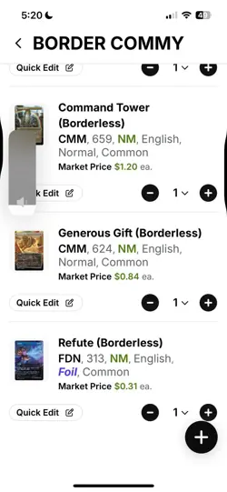 X6 Borderless Commander Deck Essentials $8.66 Market Value - Image 5