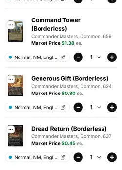 X6 Borderless Commander Deck Must Haves! $7.80 Market Value - Image 5