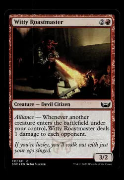 Witty Roastmaster 131 Foil C Streets of New Capenna - Image 1