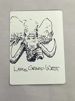 MTG Vein Drinker Artist Proof Sketch and Signature Signed Grant-West - Image 2