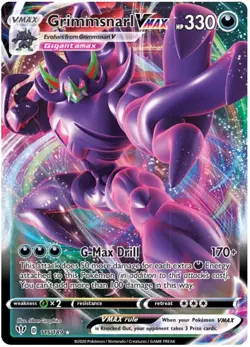 1x Grimmsnarl VMAX - 115/189 - Ultra Rare NM-Mint Pokemon SWSH03 - Darkness Abla - Image 1