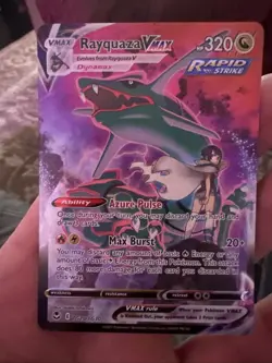 Pokemon TCG Rayquaza VMAX TG20/TG30 Swsh12: Silver Tempest Alternative Art Card - Image 1