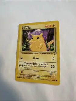 Pikachu - 58/102 E3 Yellow Cheeks Stamp Promo Pokemon - MP/HP - Image 3