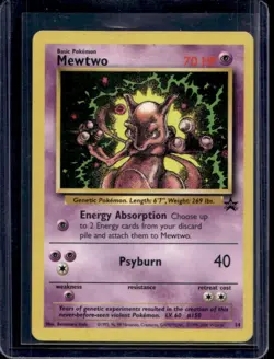 1999 Pokemon Wizards Black Star Promos Mewtwo #14 - Image 1