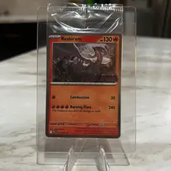 Sealed Reshiram Stamped Promo Phantasmal Flames Pokemon Card NM - Image 1