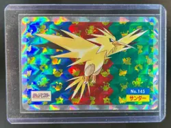 1997 Pokemon Topsun Original Series Zapdos Prism Holo #145 - Image 1