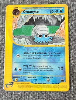 Pokemon TCG 2003 Omanyte 41/144 Skyridge Regular Uncommon - Image 1