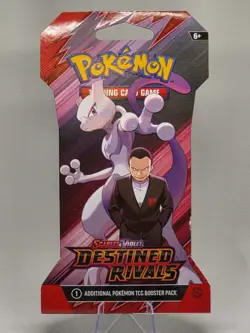Pokemon Scarlet & Violet Destined Rivals Sleeved Booster Pack Cover Art As Shown - Image 1