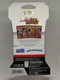 Pokemon Scarlet & Violet Destined Rivals Sleeved Booster Pack Cover Art As Shown - Image 2