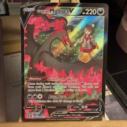 Galarian Moltres V TG20/TG30 Astral Radiance Trainer Gallery Pokemon TCG MINT - Image 1