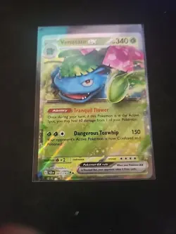 Pokemon TCG Venusaur 001/142 Stellar Crown Double Rare English 2024 NM - Image 1