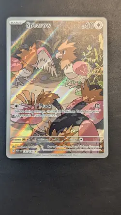 Spearow Illustration Rare 151/132 Mega Evolution Pokemon Pack Fresh - Image 1