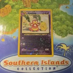 Pokemon Vintage Southern Islands Reverse Holo Slowking 14/18 Rare WotC Promo - Image 1