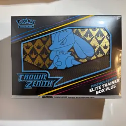 Pokemon TCG: Crown Zenith Pokemon Center ETB Elite Trainer Box Plus - Sealed - Image 1