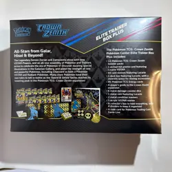 Pokemon TCG: Crown Zenith Pokemon Center ETB Elite Trainer Box Plus - Sealed - Image 3
