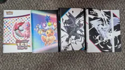 Pokemon Black Bolt & White Flare Binder ONLY Set - *1 of Each* BOTH Brand New - Image 1