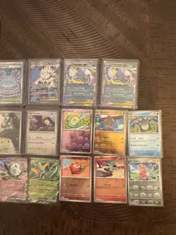 Pokemon Phantasmal Flames, Mega Evolution, Black Bolt 47 Card Lot - Image 5