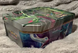 Pokemon Trading Card Game Paradox Clash Iron Leaves ex tin Sealed - Image 3