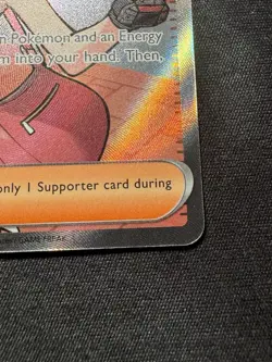 Hilda 164/086 Full Art Ultra Rare White Flare Pokemon TCG Trainer Card - Image 3