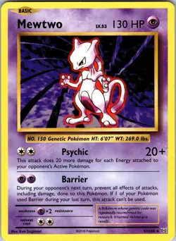 Mewtwo 51/108 XY - Evolutions Pokemon TCG LP - Image 1