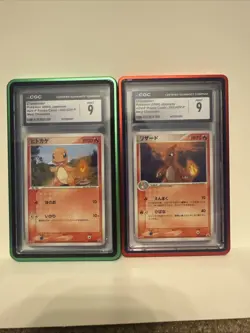 Pokemon 2004 Meiji Chocolate Charmander and Chameleon Japanese Promo CGC 9 - Image 1