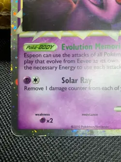 ?? Espeon #81 Holo Pokemon TCG - 2010 Pokemon HeartGold & SoulSilver Undaunted - Image 5