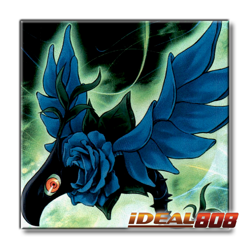 PRE-SALE YUGIOH x3 L5DD-ENA05 BLUE ROSE DRAGON - COMMON 1st EDITION - Image 1