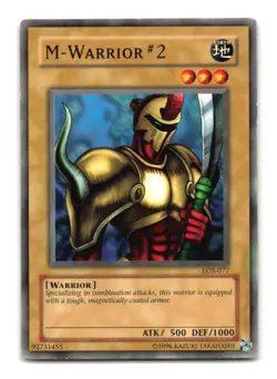 M-Warrior #2 - LOB-077 - YuGiOh-LP - Image 1