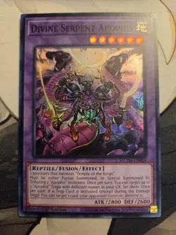 Yugioh! Divine Serpent Apophis - 1st Ed Super Rare - MZTM-EN004 - NM - Image 1
