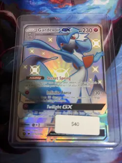 Pokemon Gardevoir GX TCG Full Art Ultra Rare Holo Card SV75/SV94 Near Mint - Image 1