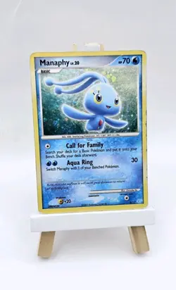 Manaphy 4/12 Manaphy theme deck, Holo/Shiny, Pokemon Card, Rare LP-NM - Image 1