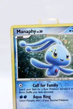 Manaphy 4/12 Manaphy theme deck, Holo/Shiny, Pokemon Card, Rare LP-NM - Image 2
