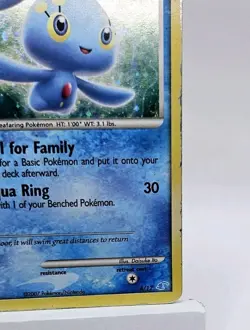 Manaphy 4/12 Manaphy theme deck, Holo/Shiny, Pokemon Card, Rare LP-NM - Image 5