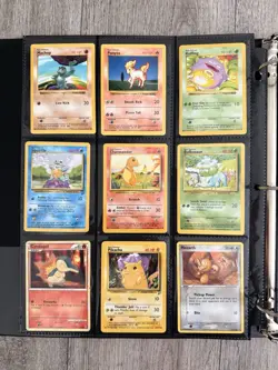 Old Pokemon Cards VINTAGE Rare Collection binder Holo WOTC 1999 Era Lot - Image 4