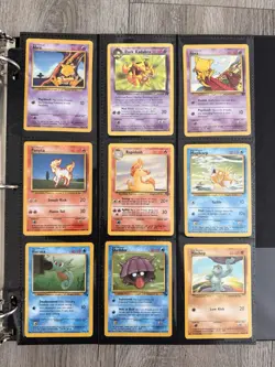 Old Pokemon Cards VINTAGE Rare Collection binder Holo WOTC 1999 Era Lot - Image 5