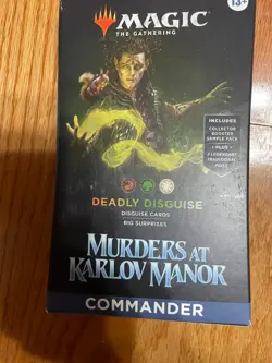 Magic: The Gathering Murders At Karlov Manor Commander Deck Deadly Disguise NIB - Image 1