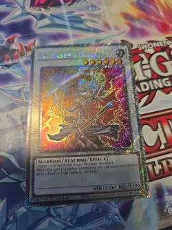 Hyunlei XX-Saber 1st Edition Platinum Secret Rare Card RA04-EN140 - Image 1