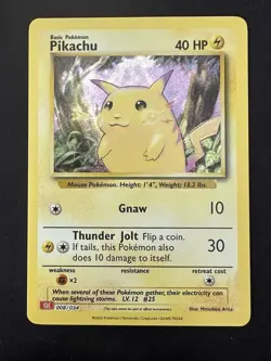 POKEMON TCG PIKACHU 008/034 CLC POKEMON CARD GAME CLASSIC HOLO ENGLISH - Image 1