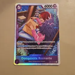 OP10-072 Donquixote Rosinante SR One Piece TCG English Card Super Rare Foil Holo - Image 1