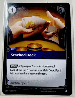 Stacked Deck 183/298 Riftbound TCG League of Legends English NM-MT PACK FRESH ?? - Image 1