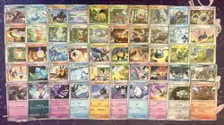 White Flare Pokemon TCG, Lot of 50 Regular Reverse Holo Cards, No Duplicates! - Image 1