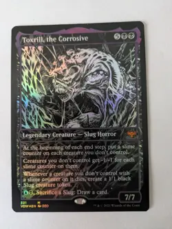 Toxrill, the Corrosive Showcase Foil MTG Innistrad: Crimson Vow PACK FRESH MINT - Image 1