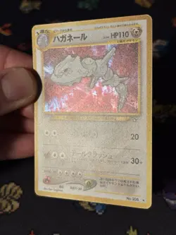 Pokemon Cards Steelix #208 Holo Rare Neo Genesis JAPANESE - (NM-) - Image 4