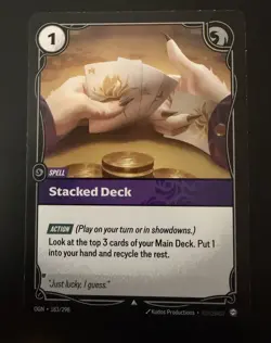 Riftbound Stacked Deck card 183/298 Uncommon League of Legends - Image 1