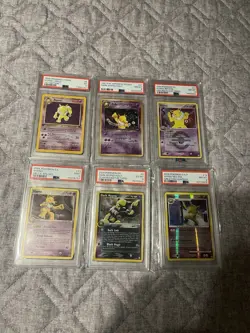 Lot of 6 PSA Graded Vintage Pokemon Cards - All Hypno! 1st. Edition Holo + More! - Image 1