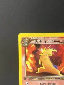 Pokemon TCG Dark Typhlosion Neo Destiny Holo Card 1st Edition 10/105 - Image 4