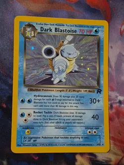Pokemon Card - Dark Blastoise Team Rocket 3/82 Holo Rare - Image 1