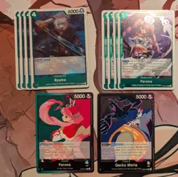 ONE PIECE TCG GECKO MORIA / PERONA THRILLER BARK THEME DECK ! 64 CARDS + DON !! - Image 2